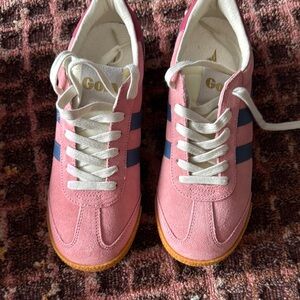 Gola Women's Pink Suede Sneakers
